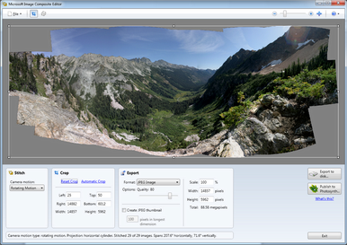 alt="#01 - Microsoft Image Composite Editor make full panorama image