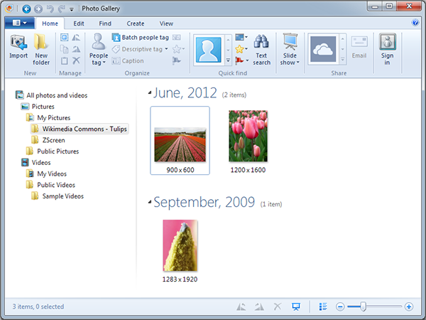 #03 - Windows Photo Gallery make full panorama image