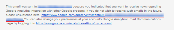 Method#02 - Gmail Unsubscribe Link - 3 unsubscribe from mailing list