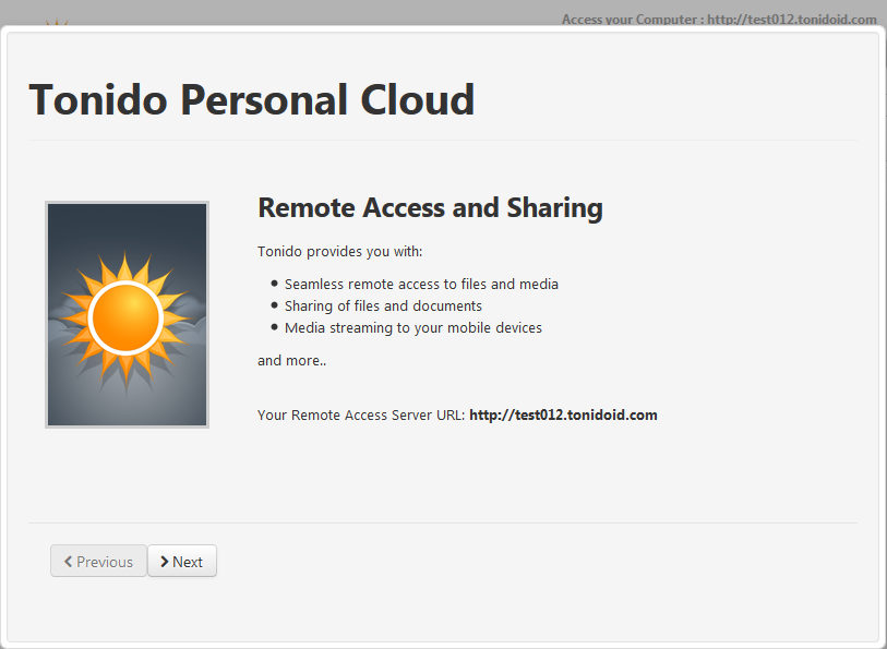 Tonido personal cloud server