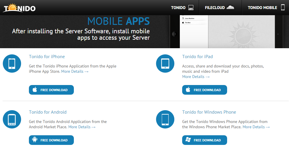 Tonido personal cloud server