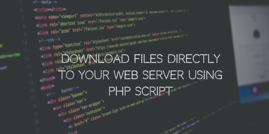 download file directly to cpanel