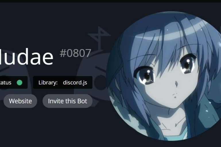 Mudae bot discord команды