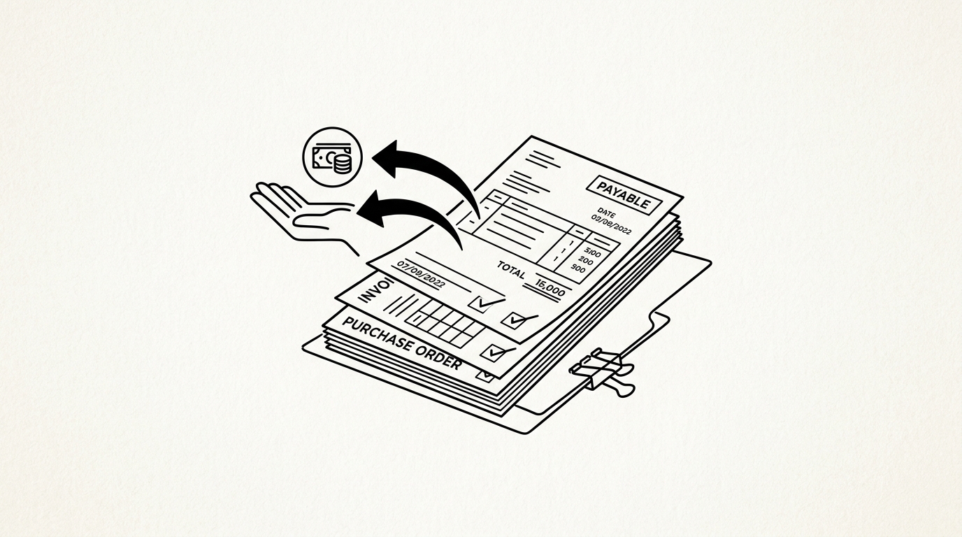 Accounts Payable, WikiWalls Glossary illustration