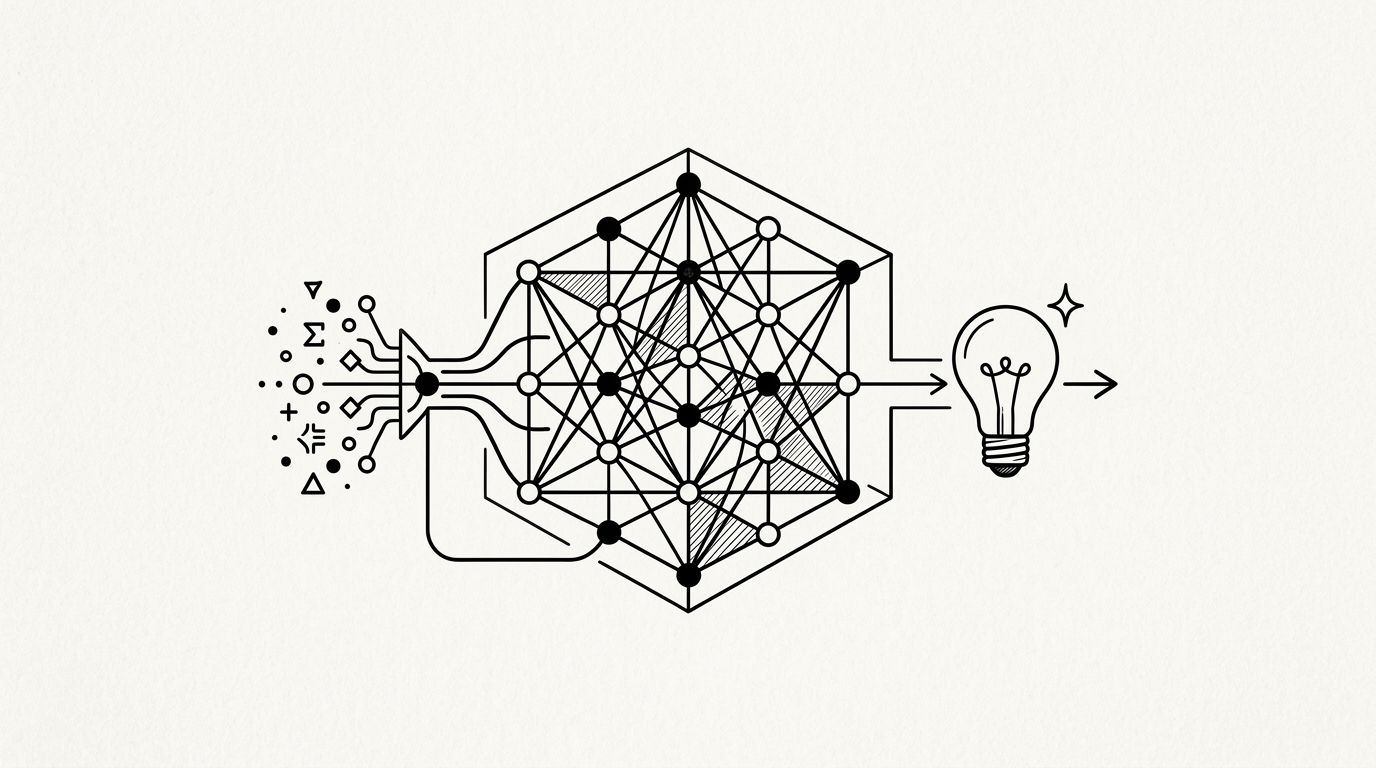 AI Inference, WikiWalls Glossary illustration