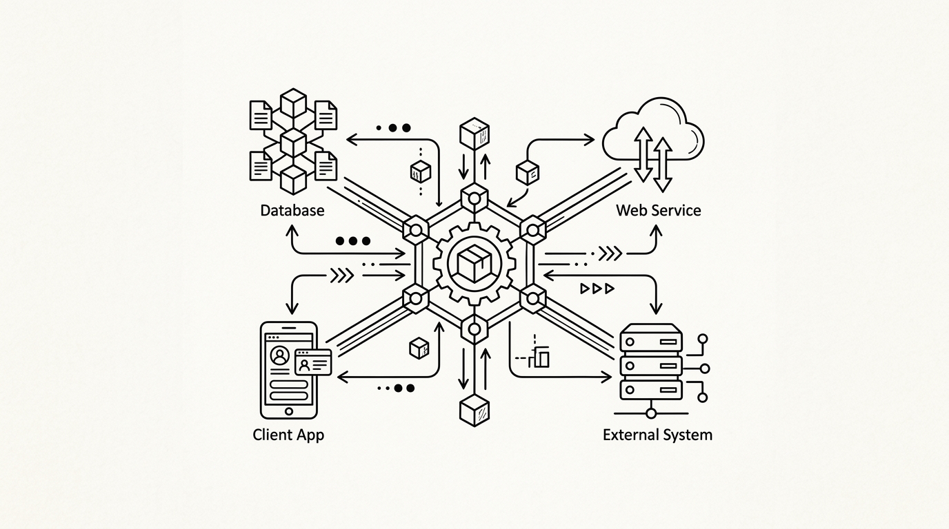API (Application Programming Interface), WikiWalls Glossary illustration