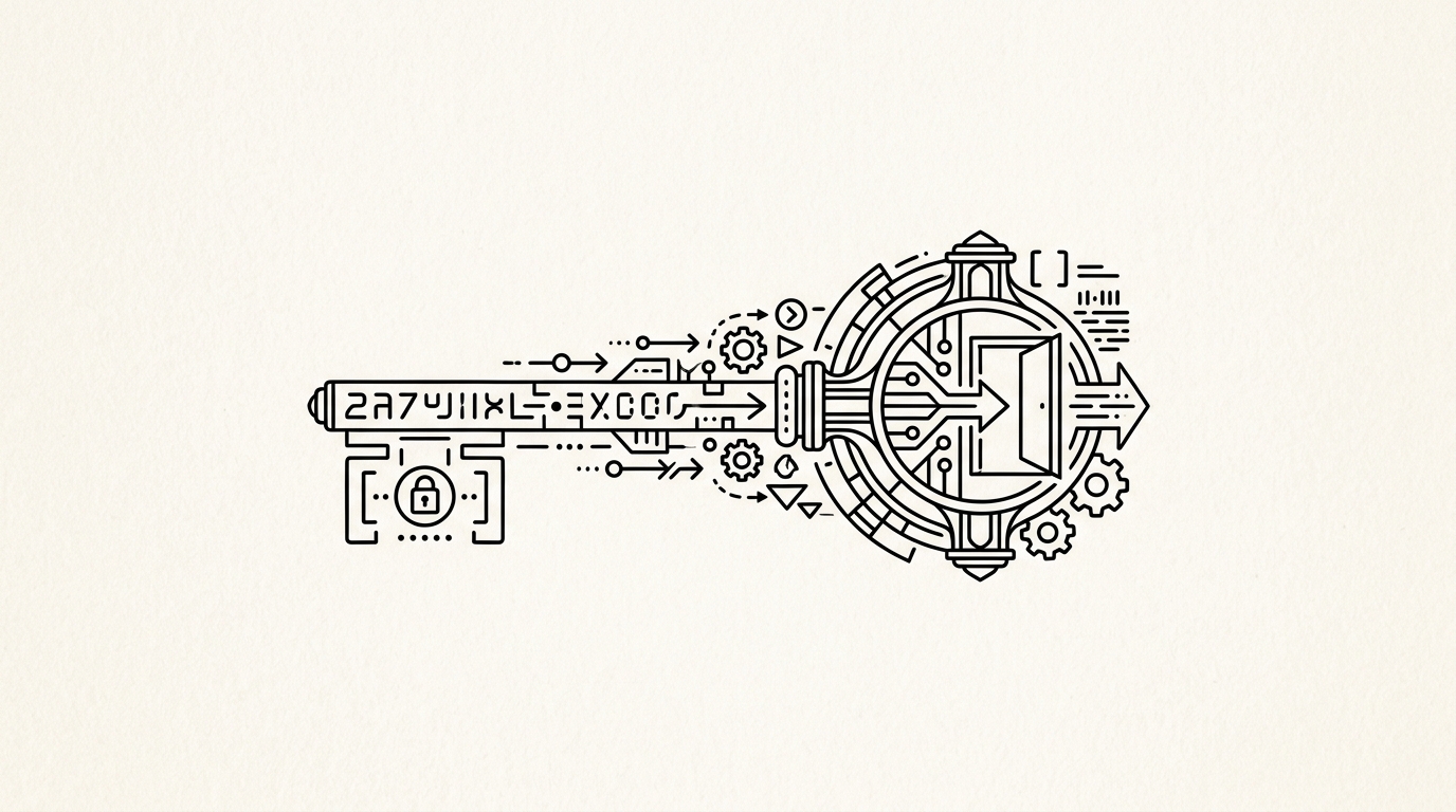 API Key, WikiWalls Glossary illustration