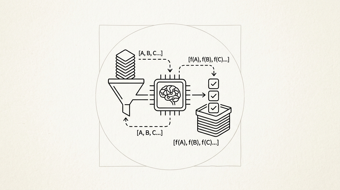 Batch Inference, WikiWalls Glossary illustration