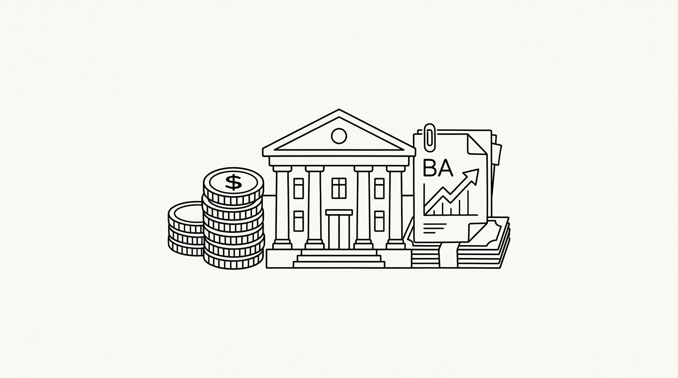 Business Banking, WikiWalls Glossary illustration