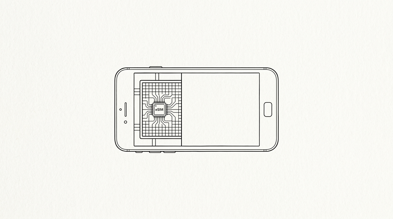 eSIM, WikiWalls Glossary illustration
