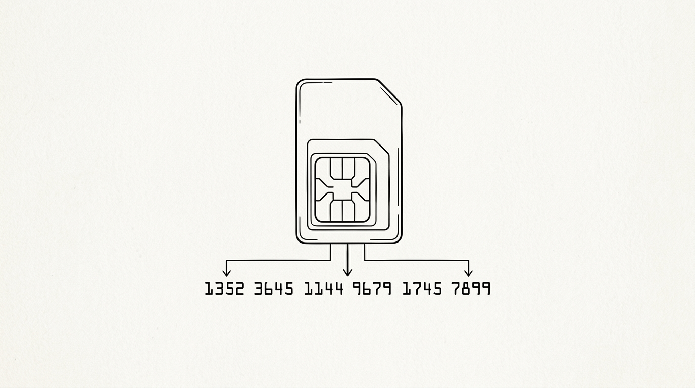 ICCID, WikiWalls Glossary illustration