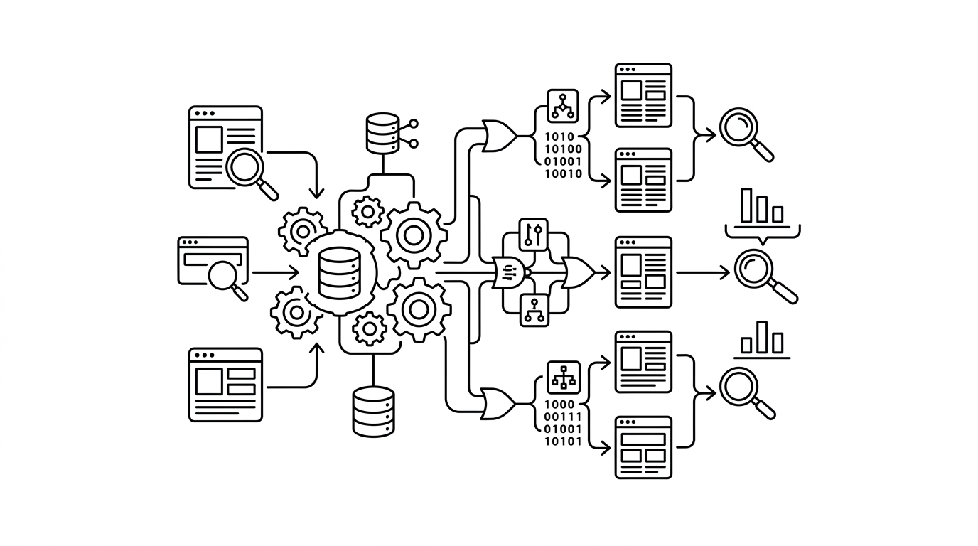 Programmatic SEO, WikiWalls Glossary illustration