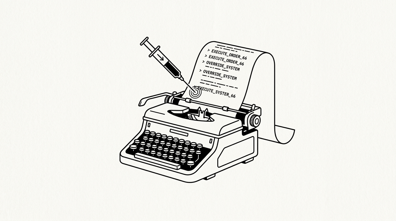 Prompt Injection, WikiWalls Glossary illustration