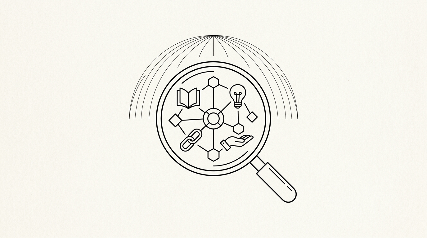 Semantic Search, WikiWalls Glossary illustration