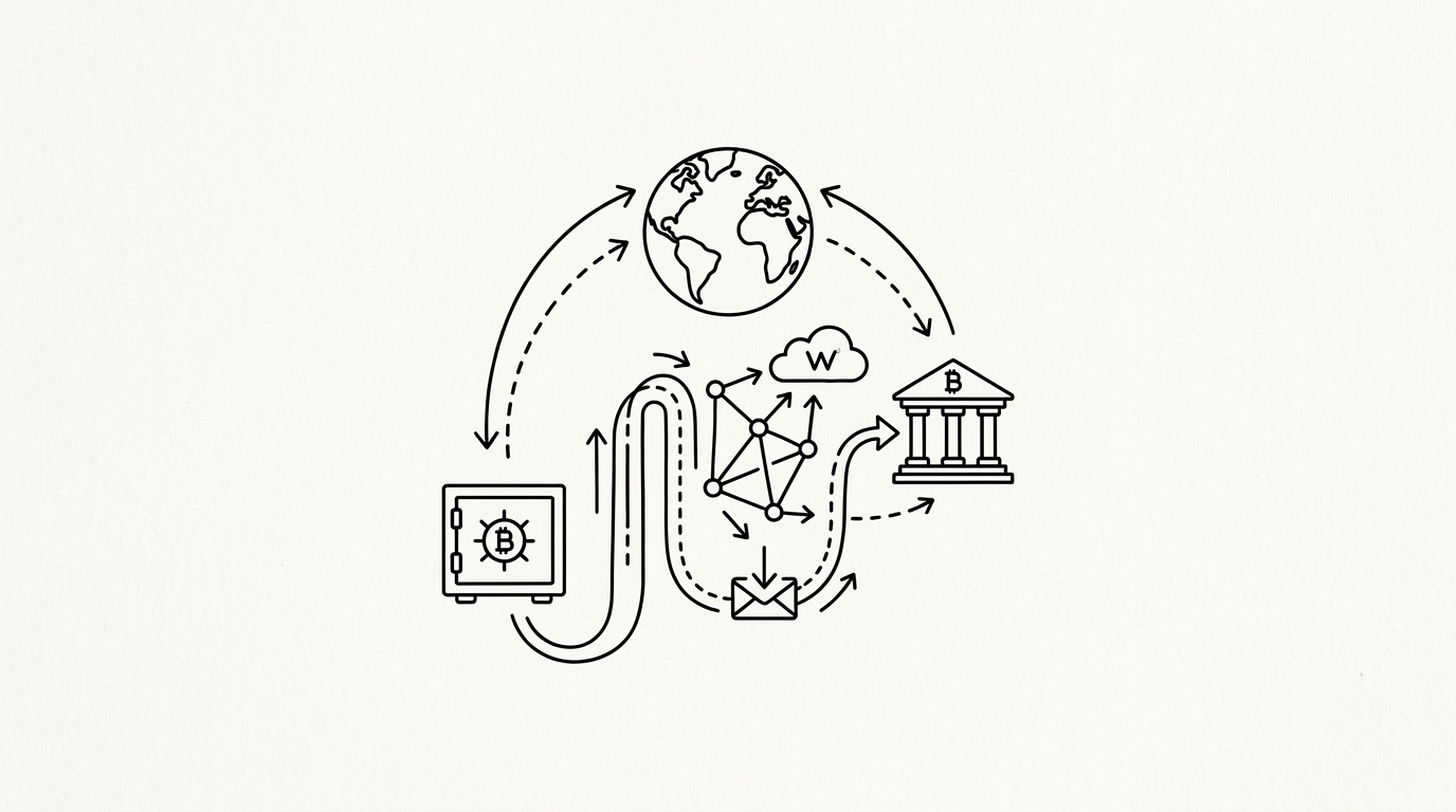 Wire Transfer, WikiWalls Glossary illustration